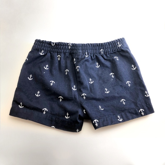 Toddler Girls Nautica Navy Blue Anchor Shorts 4T - Picture 2 of 3